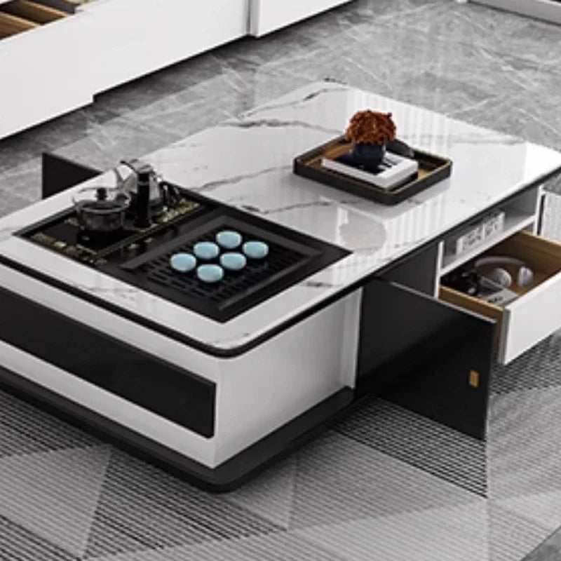Multi Function Smart Coffee Table Luxury Cheap Rectangle Design Modern Coffee Table Nordic Tea Auxil Home Furniture