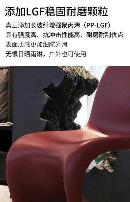 Nordic Home Modern Dining Chair Ins Simple Chair Negotiation Internet Celebrity Plastic Back Pan Dong Chair Makeup Stool