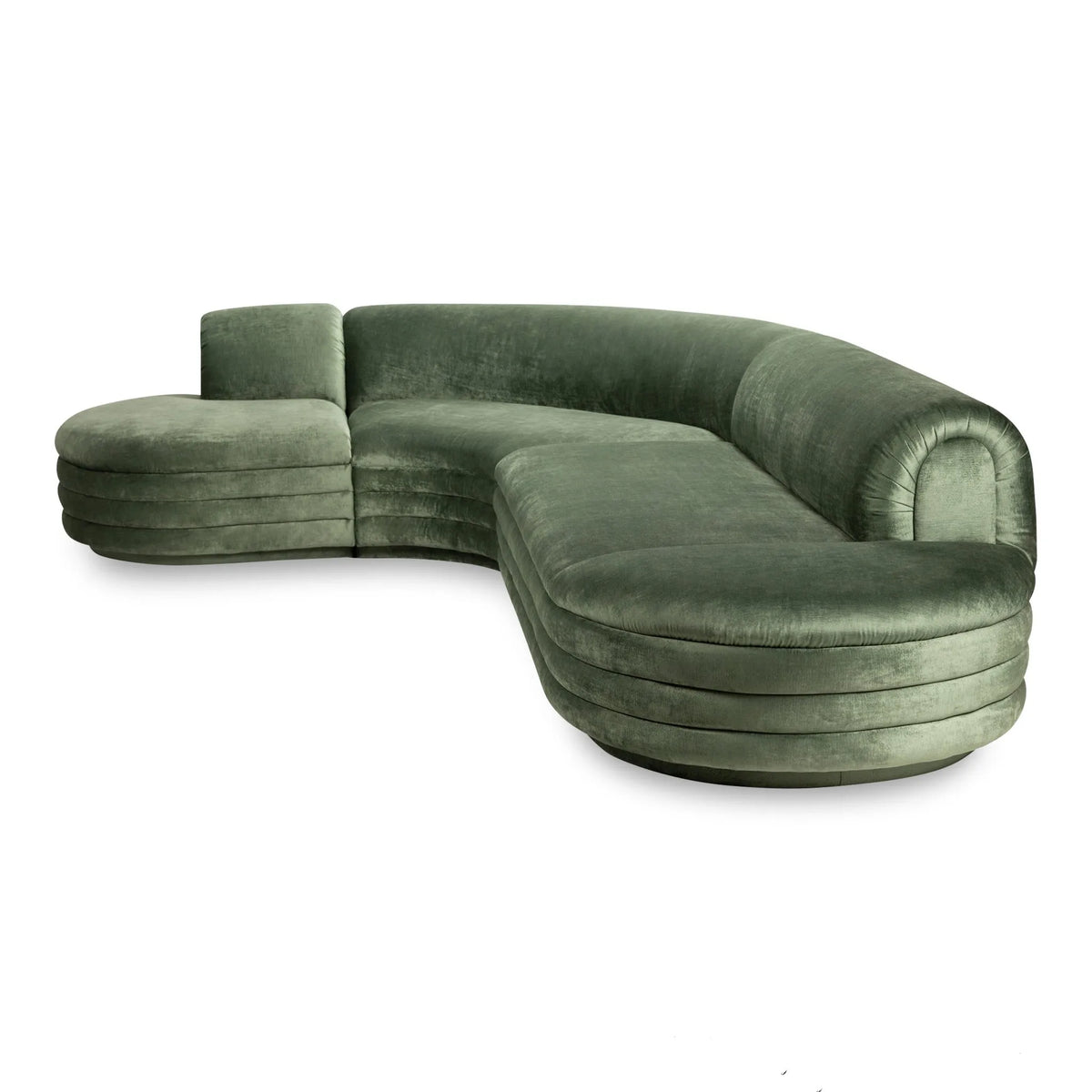 XL Nordic Light Luxury Curved Fabric Irregular Living Room Beauty Salon Modern Simple Sofa