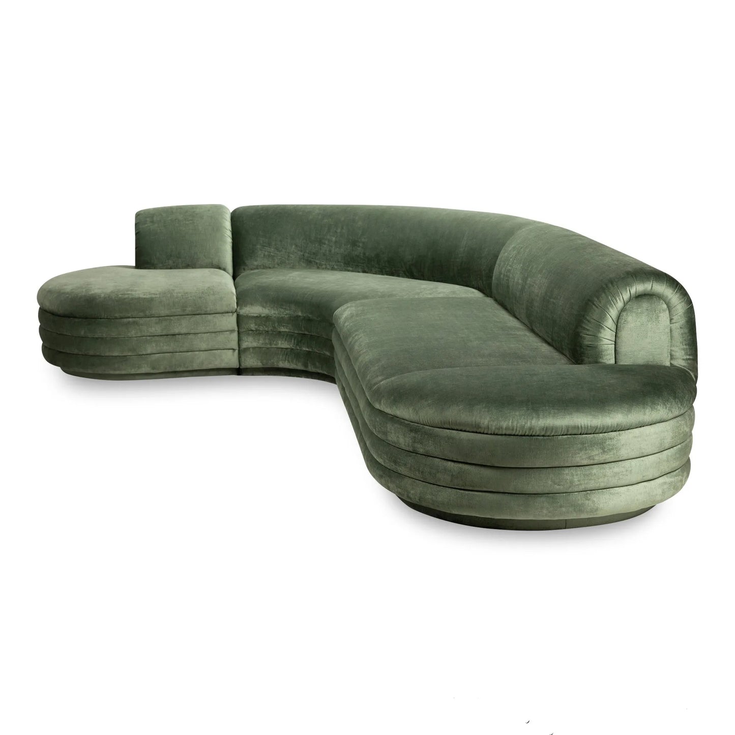 XL Nordic Light Luxury Curved Fabric Irregular Living Room Beauty Salon Modern Simple Sofa