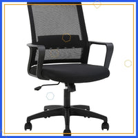 Ergonomic Office Chair with Lumbar Support, Adjustable Mesh Desk Chair for Comfort and Posture