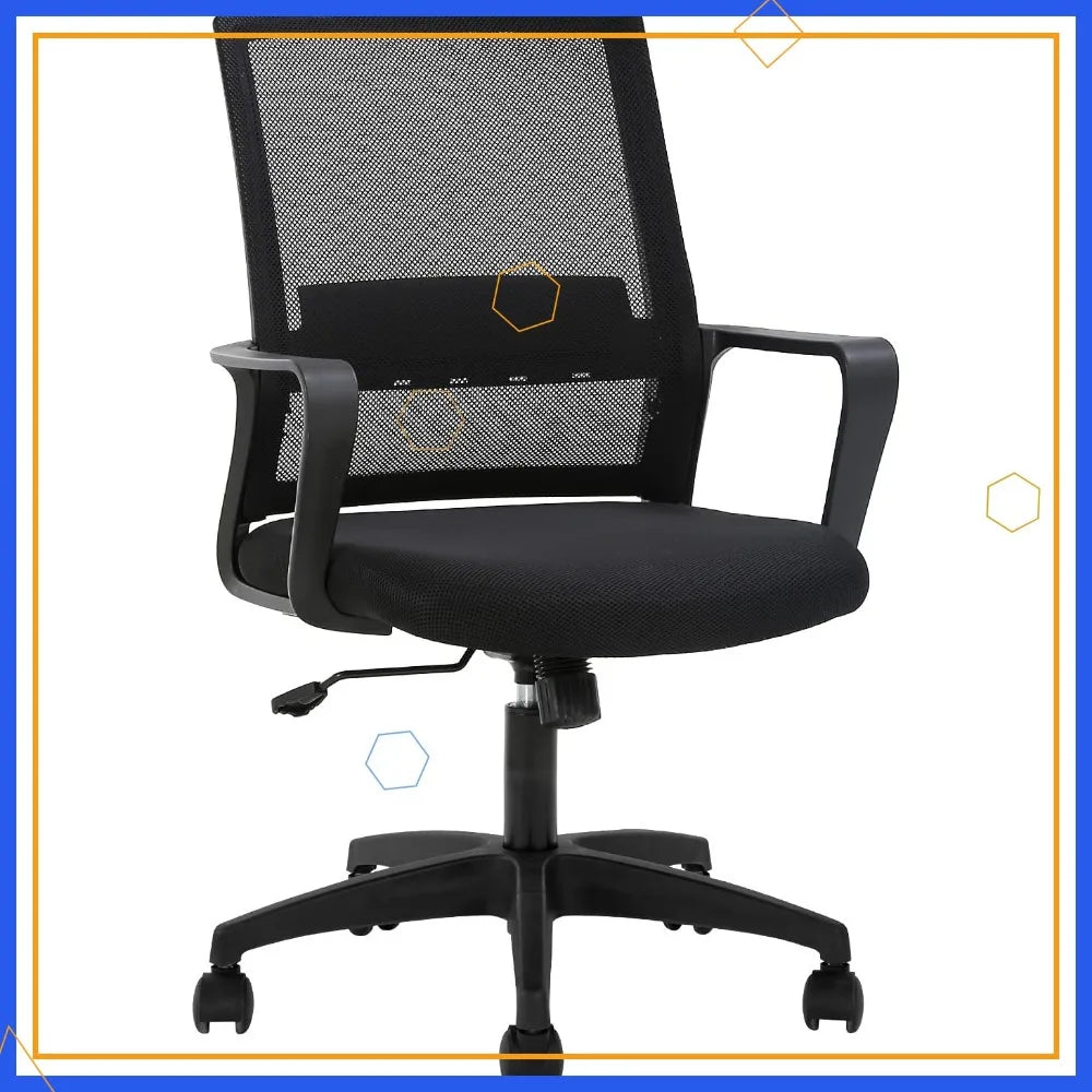 Ergonomic Office Chair with Lumbar Support, Adjustable Mesh Desk Chair for Comfort and Posture