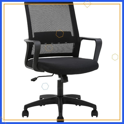 Ergonomic Office Chair with Lumbar Support, Adjustable Mesh Desk Chair for Comfort and Posture