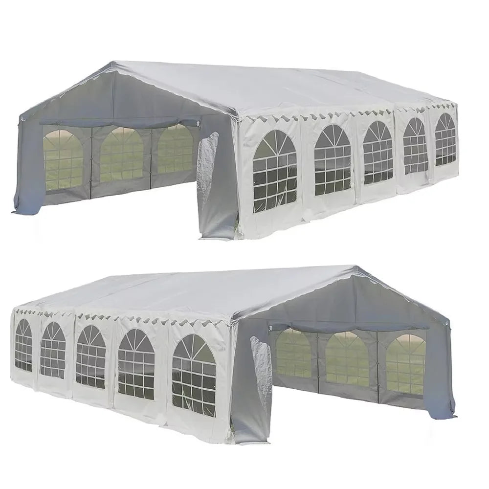 30x15FT Party Tent Heavy Duty Wedding Canopy Event Shelter PVC Material Waterproof Wedding Party Marquee Tent