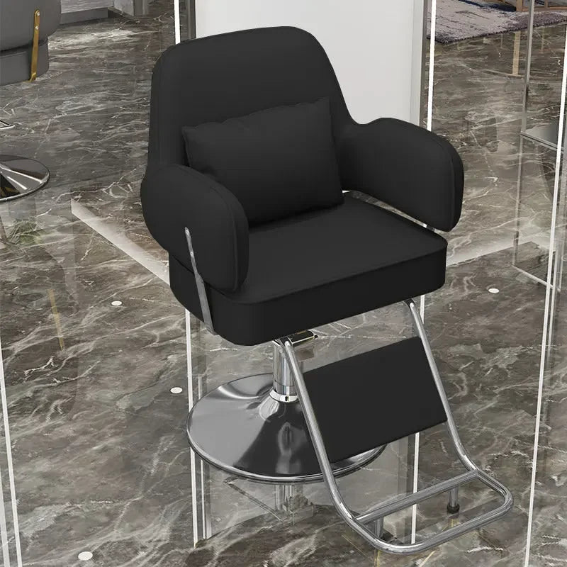 Luxury Barber Chairs Hair Salon Special Liftable Barber Chair Simple Salon Furniture Hairdressing Salon Chairs