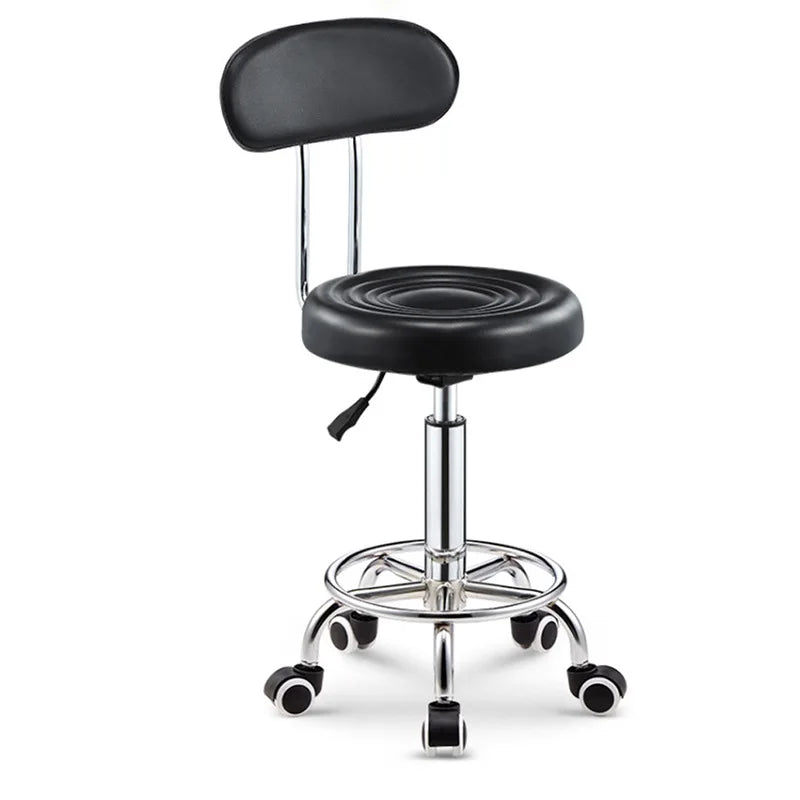 Beauty Stool,Hair Salon,Rotating Lift,Hair Salon Chair,Pulley,Nail Art, Hair Cutting, Round Stool, Exclusively for Beauty Salons