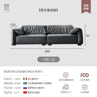 Luxury Italian Nordic Sofa – Minimalist Large Modern Lounge Chaise