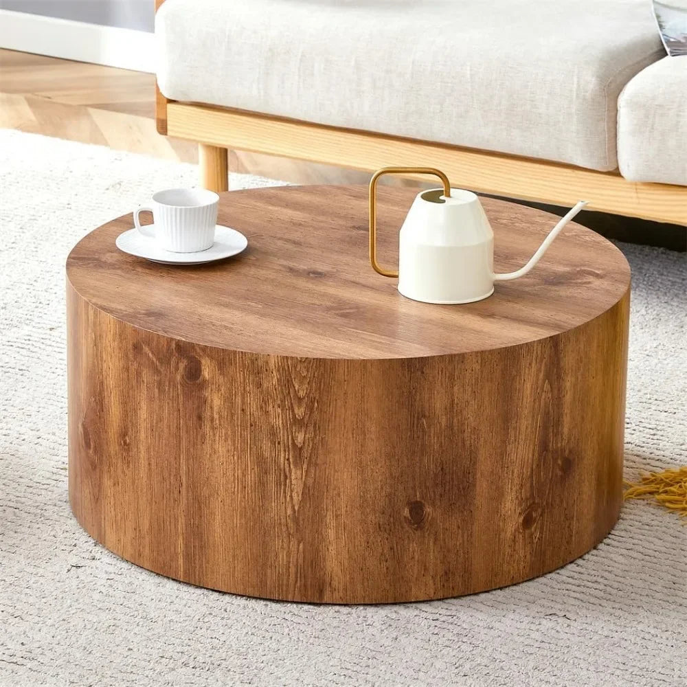 Modern Wooden Coffee Table for Living Room, Center Table, No Assembly Needed, Ready to Use, Sleek Design