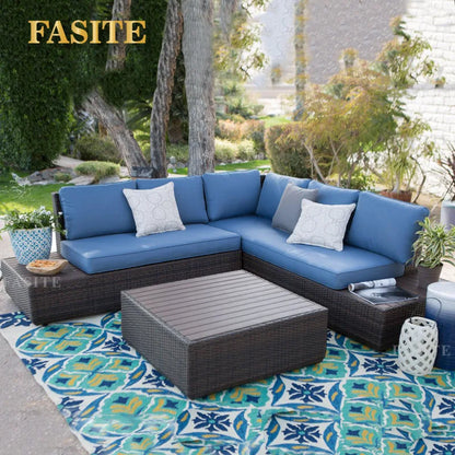 Outdoor sofa courtyard rattan garden hotel sales office sun room balcony outdoor coffee table furniture combination