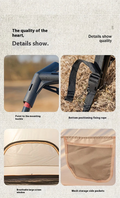 Mountainhiker Tent outdoor camping overnight two-bedroom portable thickened field awning camping equipment family gathering