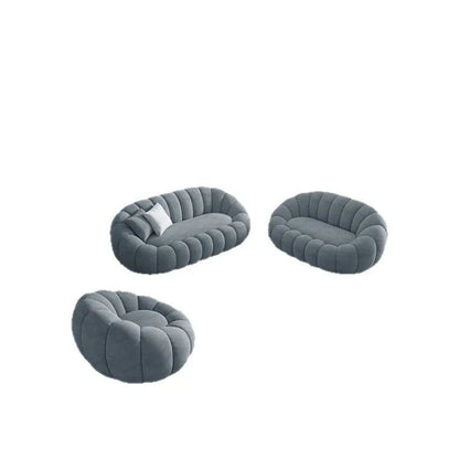 Internet celebrity lazy pumpkin sofa lamb wool tatami single balcony leisure chair rotatable family bedroom chair