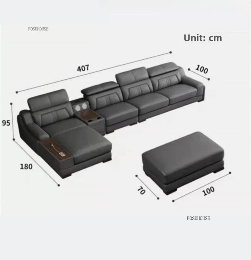 Living Room Sofa Combination Light Luxury Chaise Lounges Sofas for Living Room Personality Home Furniture