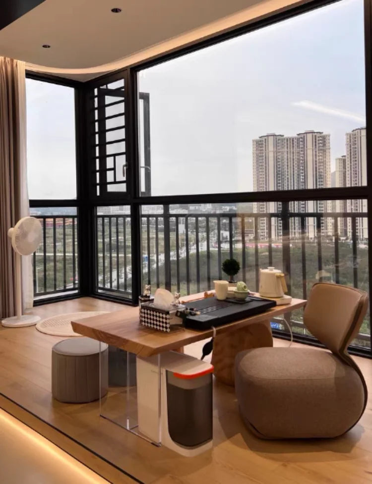 Luxury Fabric Living Room Chair Coffee Shop Living Room Lounges Chair Bedroom Sofa Furniture Low Stool Balcony Leisure Chair t