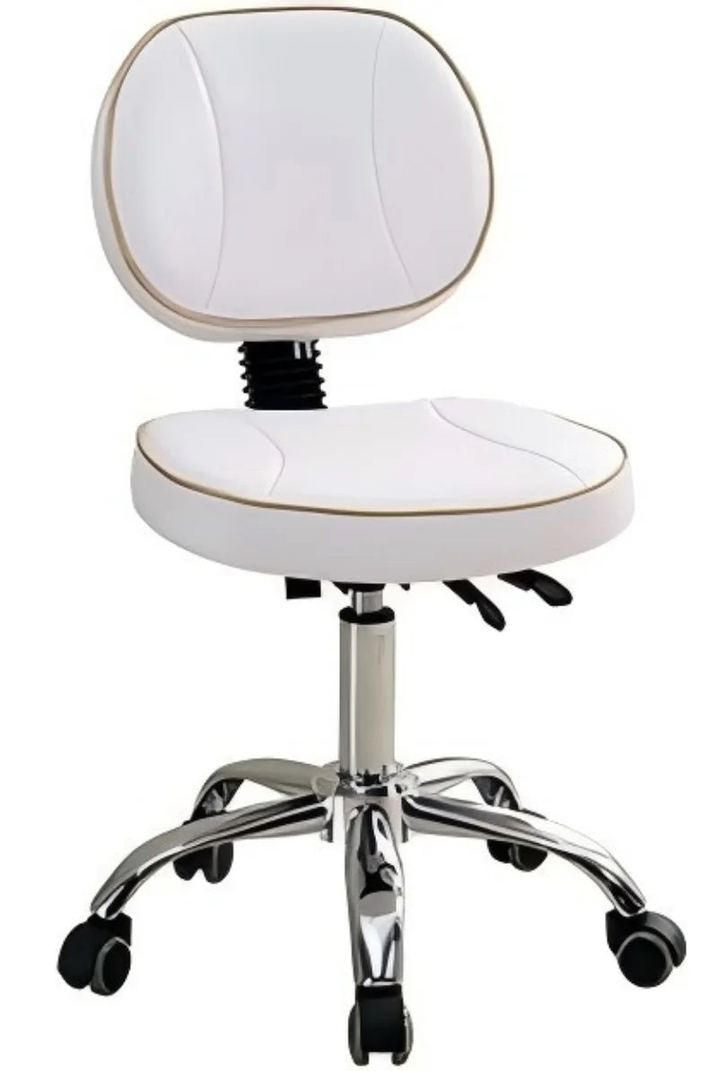 Multifunctional Electric Vertical Therapy Bed Ivory White PU Leather 3 Motors Electric Beauty Tattoo Massage Bed