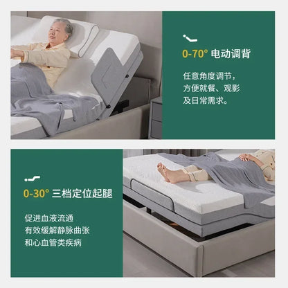 Comfortable Bedframe Beds Multifunction Adjustable Modern Electric Beds Recovery Old People Bedroom Furniture Cama Plegable LLB
