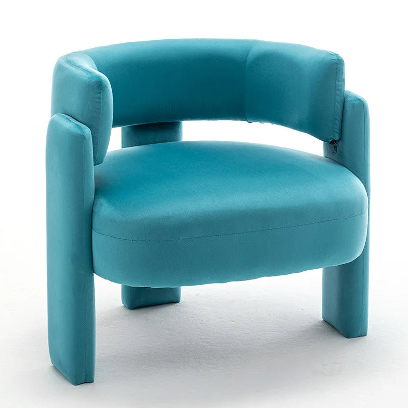 Luxury cream style new Chinese office simple integration super soft negotiation guest sofa chair leisure single chair