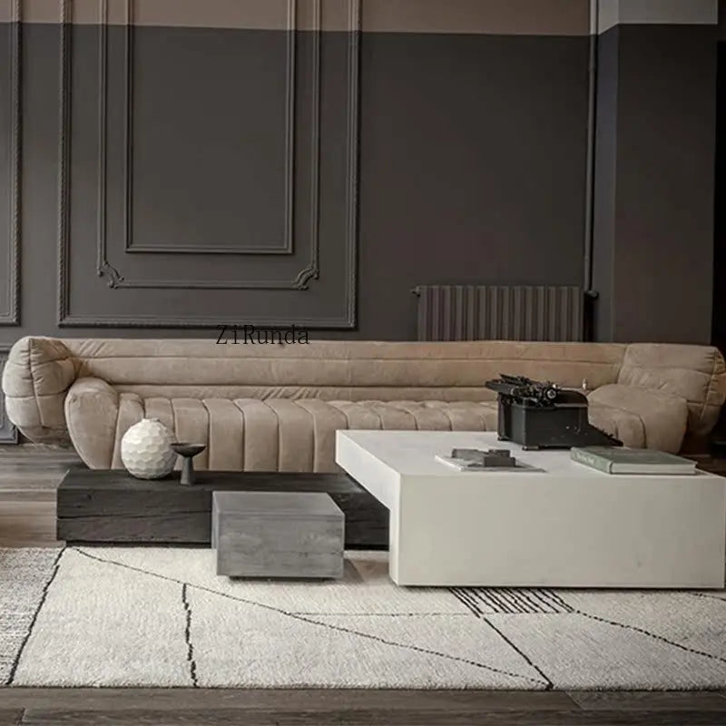 Nordic light luxury living room home sofa, living room minimalist sofa