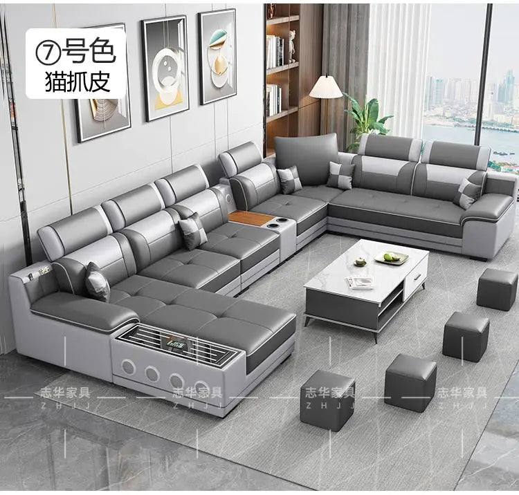 Seater Modern Sofa Ajustable Luxury Sectional Multifunctional Reclining Sofa Cushion Lazy Meubles De Maison Salon Furnitures