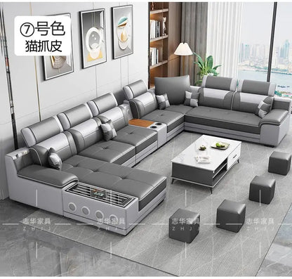 Seater Modern Sofa Ajustable Luxury Sectional Multifunctional Reclining Sofa Cushion Lazy Meubles De Maison Salon Furnitures