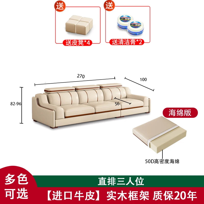 Leather Design Sofa Storage High Quality Comfortable Romantic Leisure Sofa Corner Leisure Multifunctional Sillon Cama Furniture