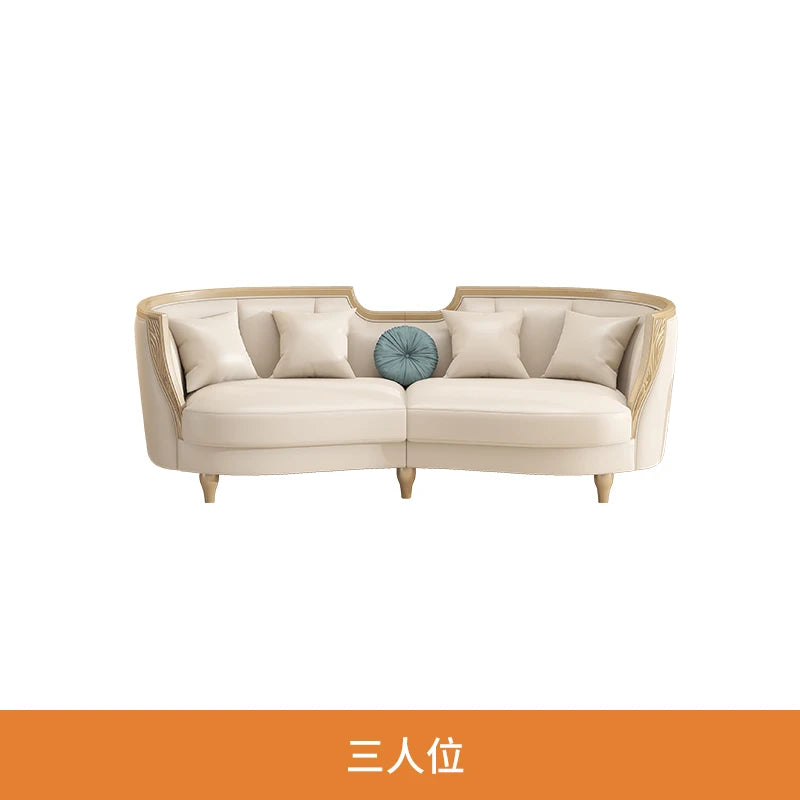 Designer American Luxury Sofa Sectional 2 Seater Modern Loveseat Sofa 3 Piece Divano Soggiorno Living Room Sectional Furniture