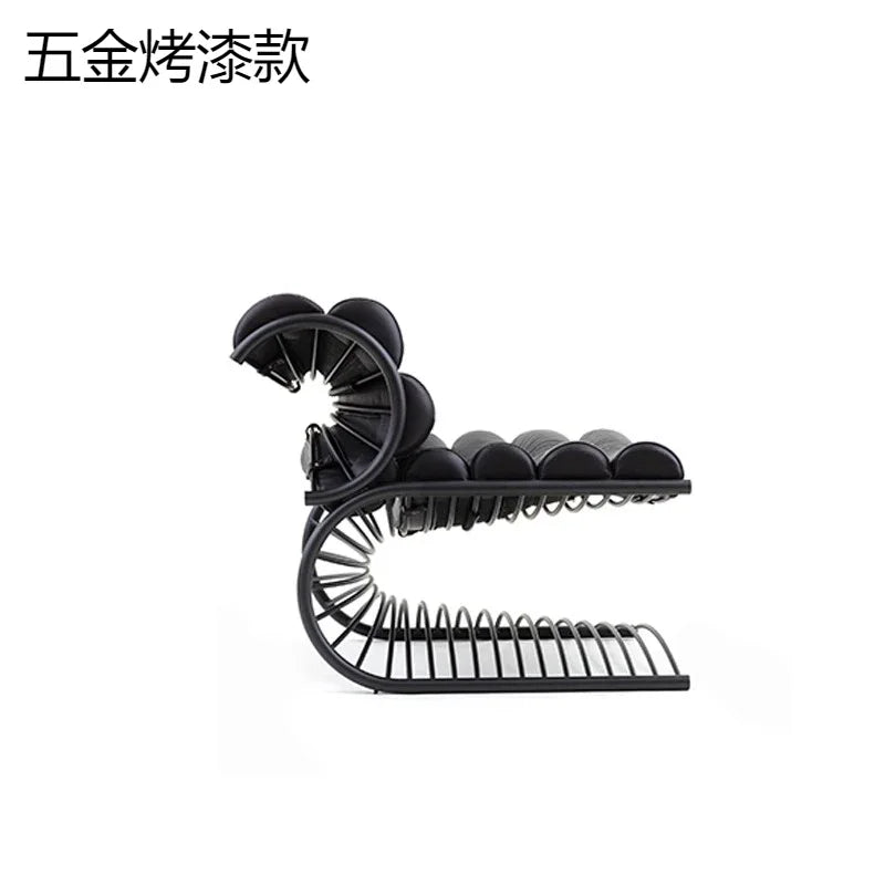 Living room modern minimalist metal, special-shaped high-end sofa chair