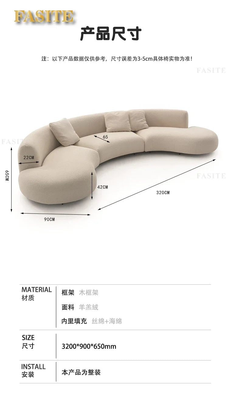 Reception Living Room Sofas White Curve Unique Designer Living Room Sofa Lazy Ergonomic Canape Salon Furniture
