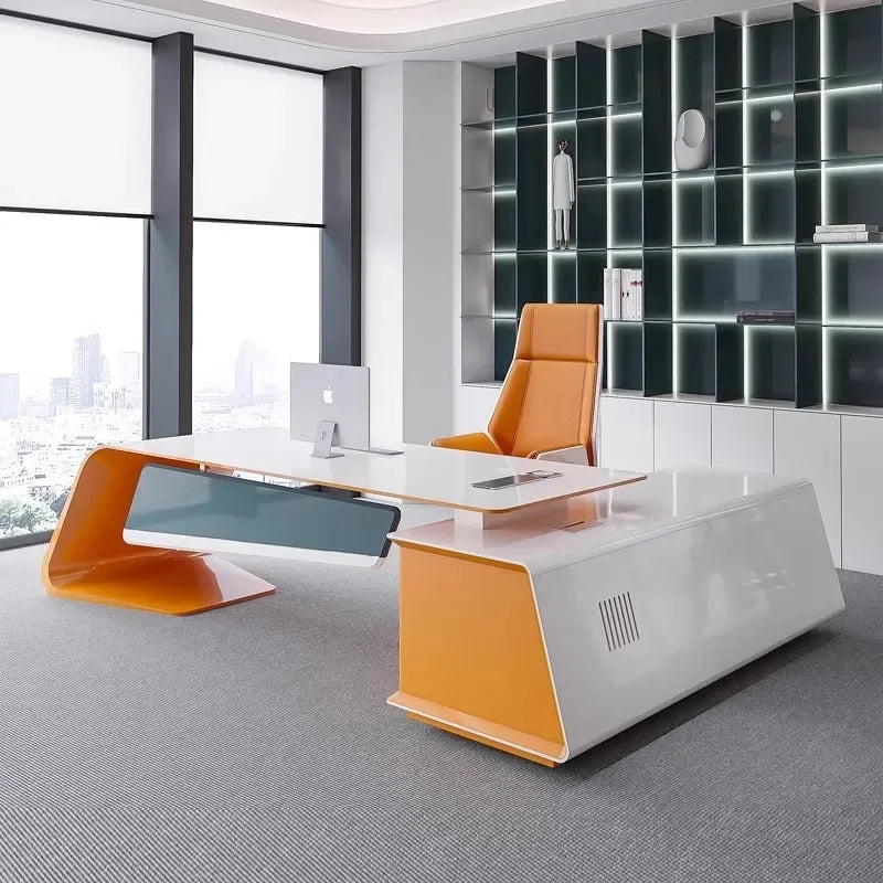 Modern luxury 200 240 280 cm paint boss desk Motion Computer desk office table computer desks Office Furniture gaming tables