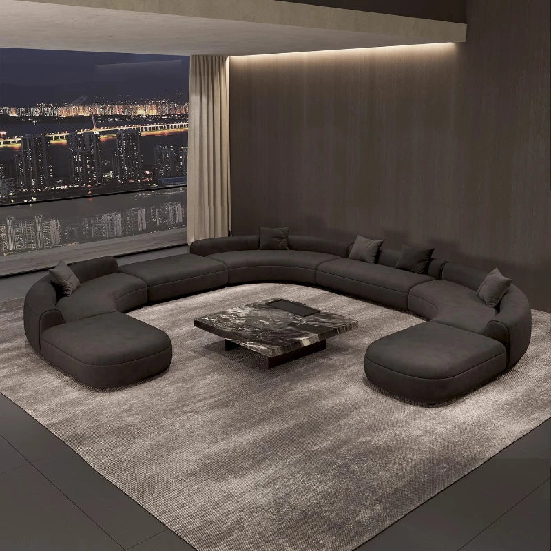 Oversized Black Living Room Sofas Minimalist Nordic Modern Living Room Sofas Lounge Lounge Couch Wohnzimmer Furniture For Home