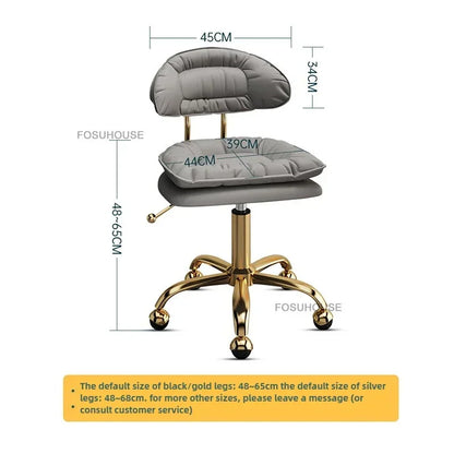 Italian Professional Barber Chairs for Beauty Salon Furniture Barber Chair Minimalist Lift Backrest Salon Chair for Hair Stylist