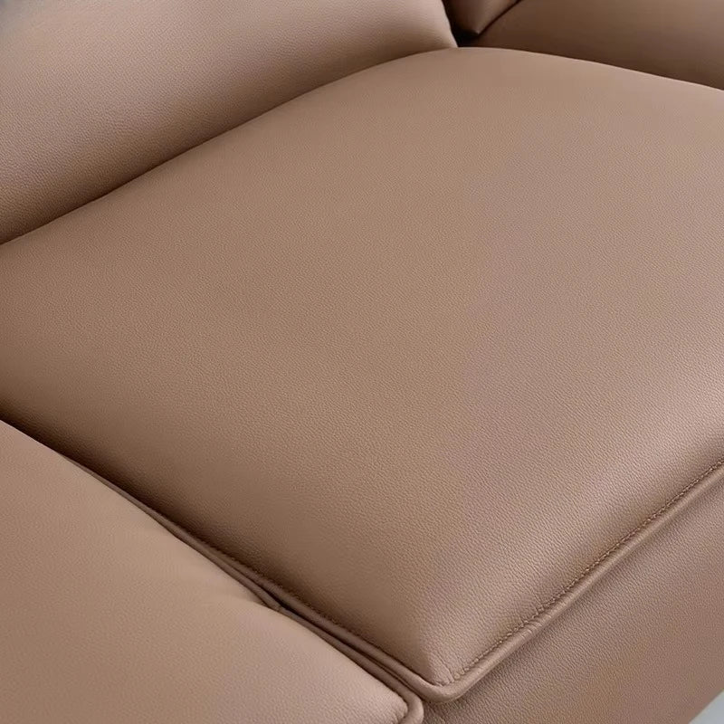 Fabric Sofa Set Living Room Furniture Modern Brown Color Leather Sofa