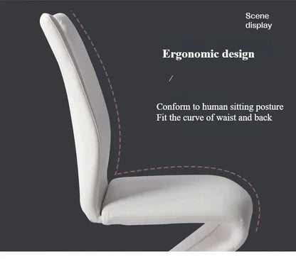 Designer Fancy Nordic Dining Chairs Luxury Kitchen Elegant Occasional Modern Chair Accent Design Chaises Salle Manger Furniture