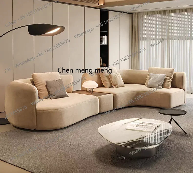 M78 Minimalist sofa large apartment living room special-shaped corner fabric, modular combination sofa