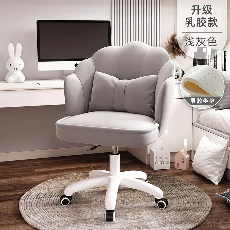 Home Comfortable Study Office Chairs Back Swivel Chair Dormitory Gaming Chair Student Lovely Computer Chair Bedroom Furniture