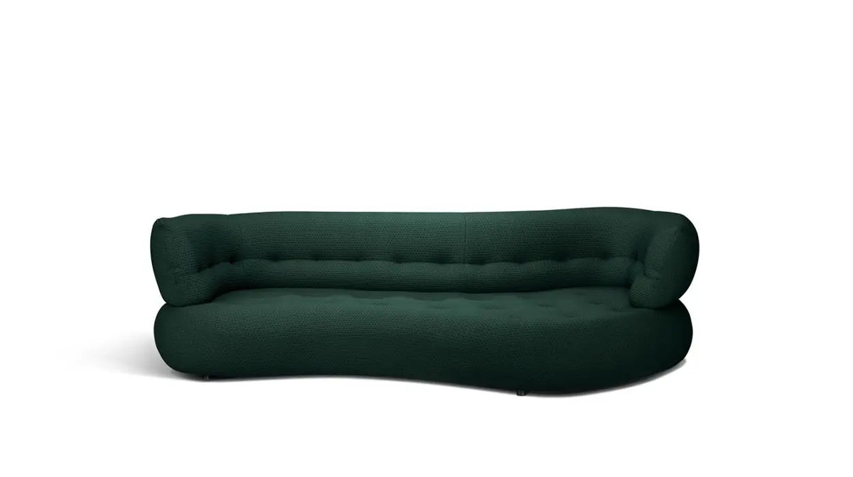 A Sofa Italian simple curved fabric sofa custom Foshan furniture