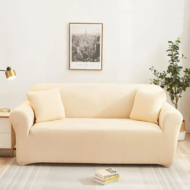 New All-season L-shape Non-slip Elastic Sofa Cover With Patterns, 360 Degree Coverage 1/2/3/4 Seat Sofa Cushion for Living Room