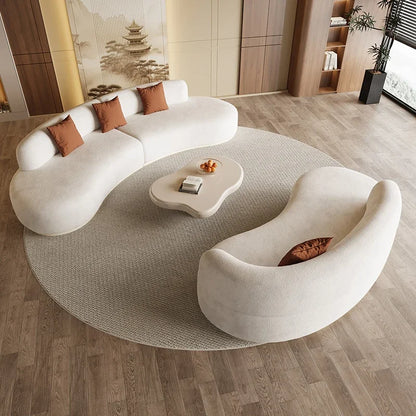 Cream Wind Aesthetics Sofas Lounge Luxury Gaming Lazy Nordic Modern Sofas Romantic Comfortable Adult Divano Balcony Furniture