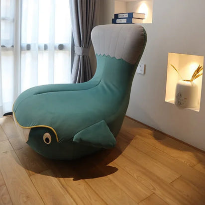 New Creative rotating single person Modern Cartoon Animal Design Living Room Lazy Sofa Chair A