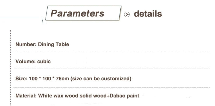 Vintage All Solid Wood Circular Dining Table Designer's Creative Small Layout Round Table Minimalist Art Circular Dining Table