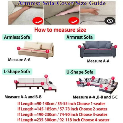 1 Seater Seersucker Sofa Cover with Elastic Skirt Stretch Sofa Protector Removable Slipcover Armchair Cover Elastic Couch Cover