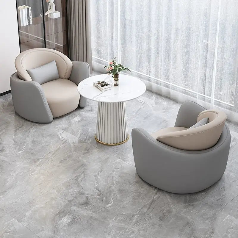 Ensemble de canapés de négociation pour hall d'hôtel moderne et léger, zone de réception pour bureau de vente, zone de repos pour Salon de beauté, Tables et chaises