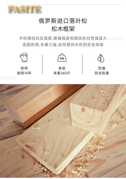 Premium Smart leather sofa massage for left and right noblewomen, cowhide solid wood living room corner small unit