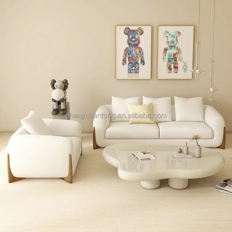 For Luxury Fabric Sofa Living Room Couch Furniture Curved Dresser Home Sofa Set1+2+3 for Italian Style Dubai
