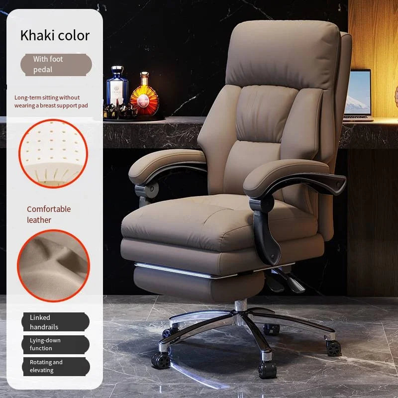 Home Computer Chair Casual Back Recliner Sofa Study Ergonomic Office Chair Luxury Comfortable Sedentary Salon Furniture