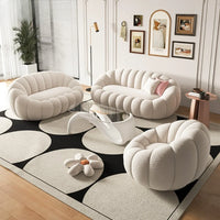 Cloud Sofa Plush Pumpkin Sofa Combination Soft And Comfortable Modern Living Room Sofa Suite Apartment Home Decoration Furniture