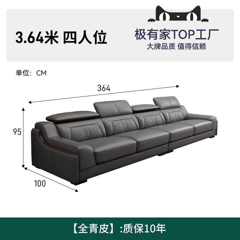 Genuine Leather Modern Sofas Luxury Recliner Comfortable Relax Armchairs Sofas Bedrooms Lazy Sillas Para Sala De Estar Furniture