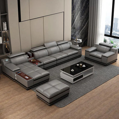 Sofas for Home Leather Designer Custom New Design Large Modern Set Living Room Furniture Modular Corner
