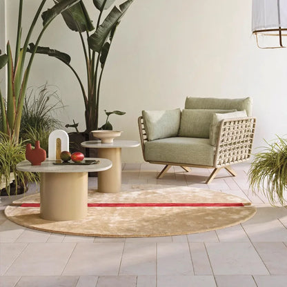 Nordic Outdoor Sofa Rattan Cafe Courtyard Villa Hotel Garden