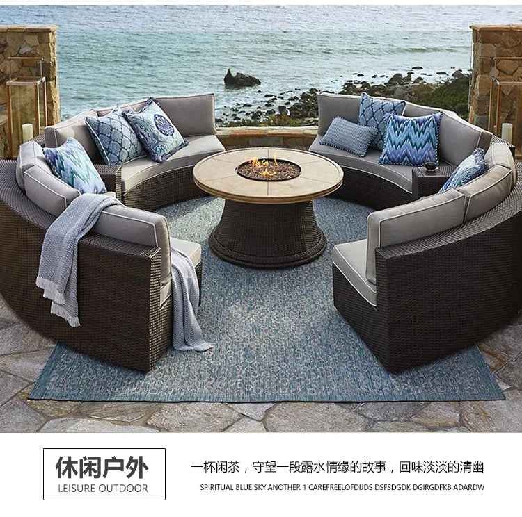 2022 Cheapest Garden Sofas Rattan Outdoor Furniture