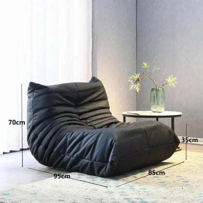 Living Room Can Sleep or Lie on Balcony Bedroom Single Sofa Internet Famous Leisure Chairs Recliner Caterpillar Lazy Sofa